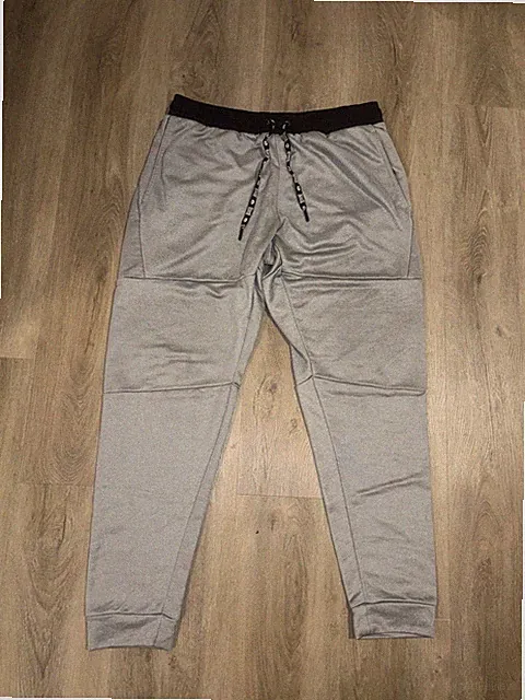 Tapout x WWE Maximum Range Comfort Fit Gray Joggers Mens Large Sweat Pants