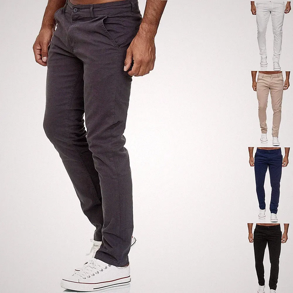 TAZZIO Chino | Slim Fit | Herren Stoffhose | Stretch | Designer Hose | 19530