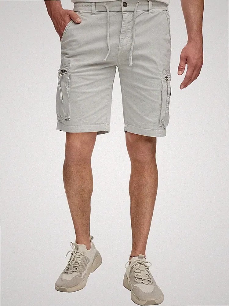 Tazzio Herren Cargo Shorts Cargoshorts kurze Hose Sweat Jogger Jogginghose