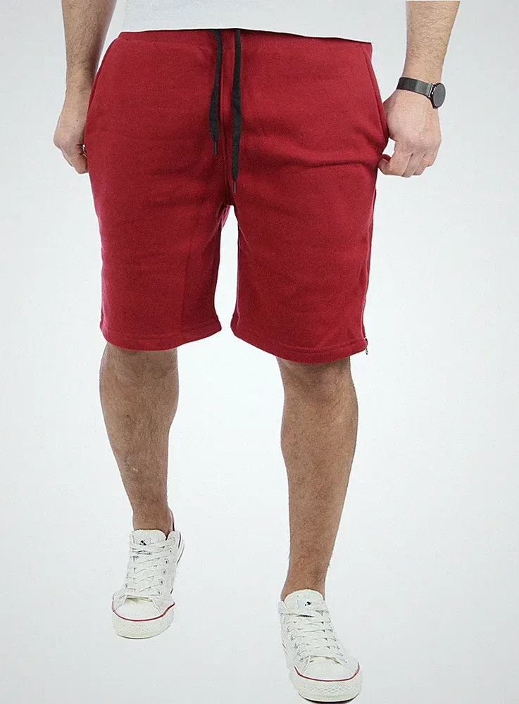 Tazzio Herren Jogginghose Sweat-Shorts Basic Print Kurze Sweat-Hose TZ18602 SALE