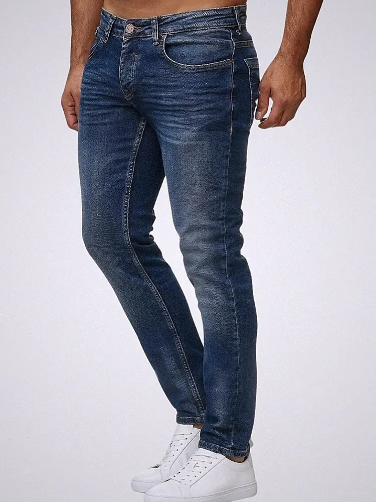 Tazzio Jeans Slim Fit Herren Jeanshose Stretch Designer Hose Denim