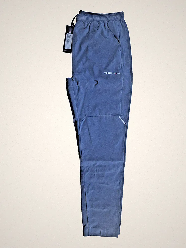 Technicals Laufhose Herren Blau Gr. M Motion PNT SGS Trainingshose Freizeithose