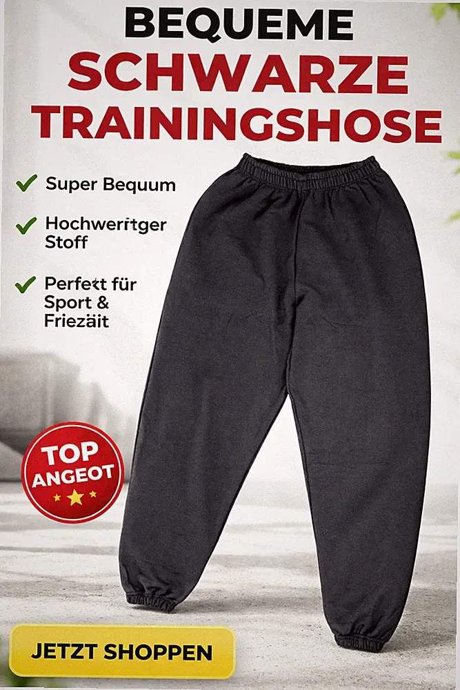 The Bakis Herren Trainingshose, Schwarz, Gr.2XL