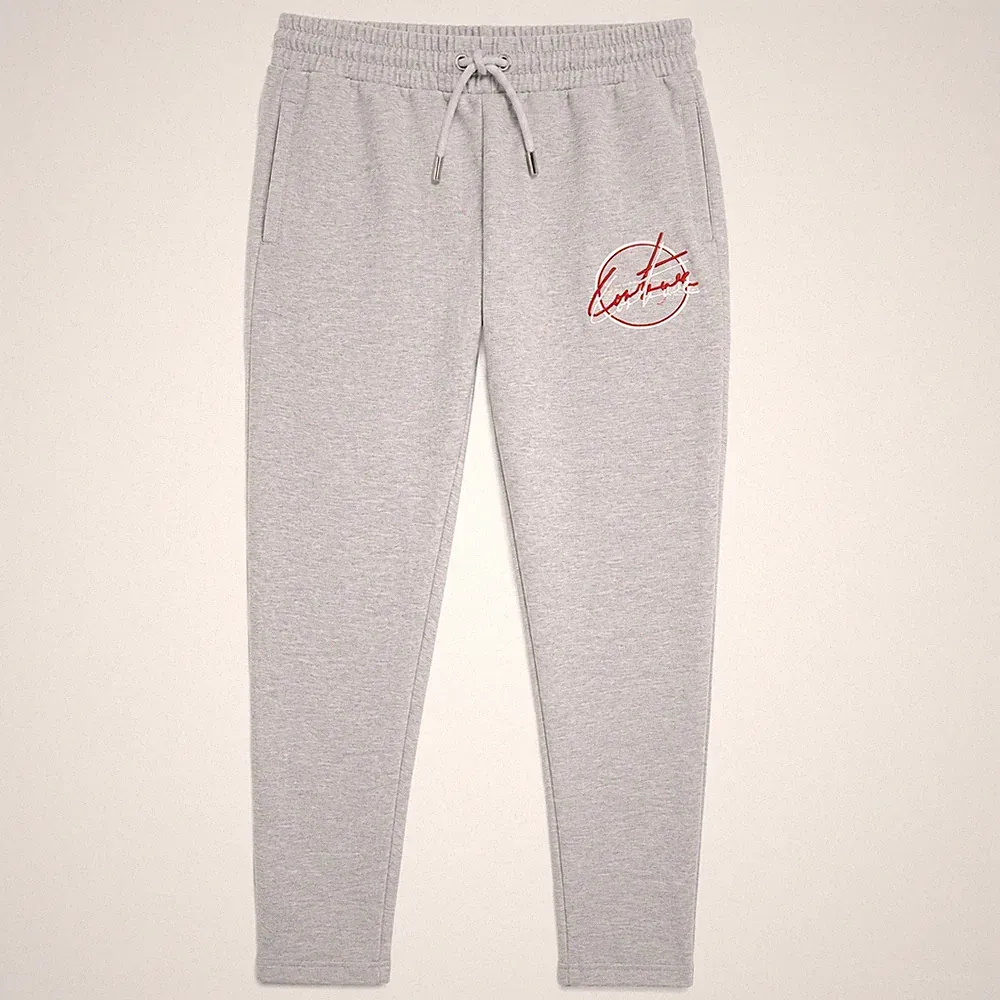 The Couture Club Double Signature Slim Fit Jogginghose Grau XL Herren