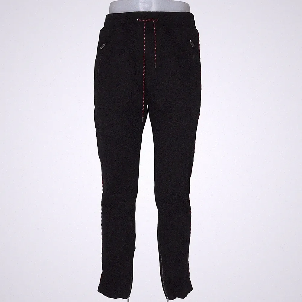 The Kooples, Jogginghose, Größe: L, SKINNY, Schwarz/Rot/Weiß, Baumwolle #Y47