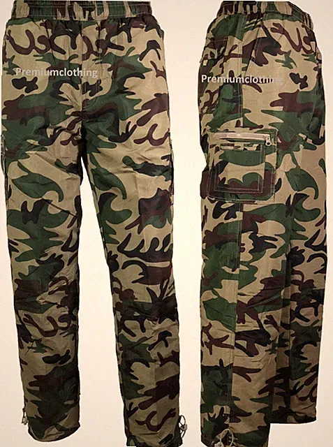 Thermo gefütterte Hose uni Camouflage Army Muster Hose Fleecehose Jogginghose 2020