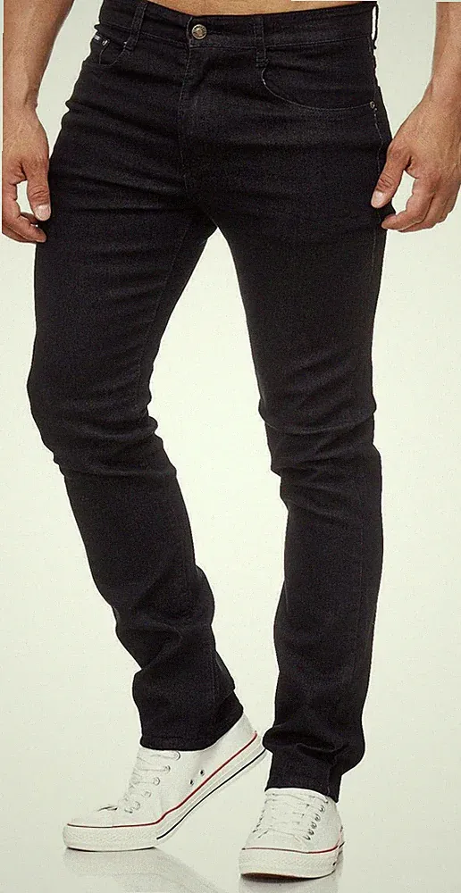 THERMO Herren-Jeans-Hose-STRETCH SuperSoft Winterhose Fleece-Gefüttert W30bisW44