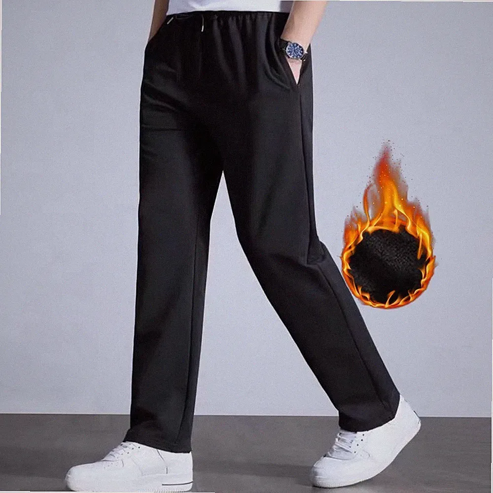 Thermo- Jogginghose Herren Winter Jogpants Dick Gefütterte Sporthose Größe L-3XL