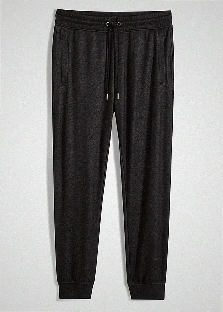 Thermo-Jogginghose in Denimoptik Gr. 44/46 (S) Schwarz Herren Jogging-Hose Neu