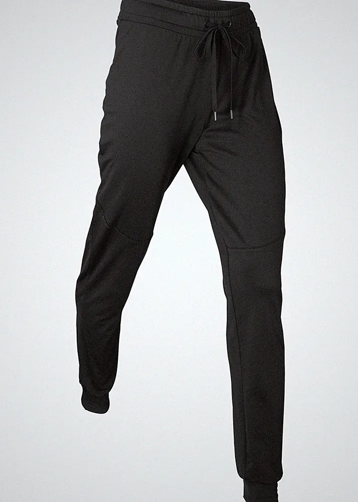 Thermo-Jogginghose knöchelfrei Gr. 40/42 Schwarz Damen-Hose Freizeit-Pants Neu*
