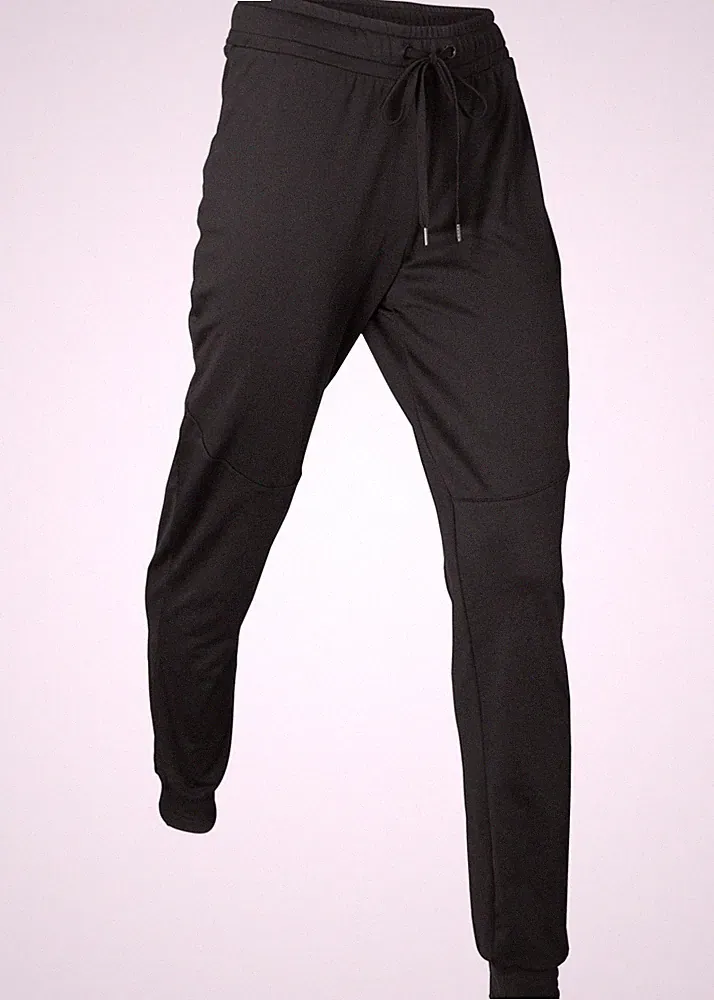 Thermo-Jogginghose knöchelfrei Gr. 40/42 Schwarz Damen Jogging-Hose Pants Neu