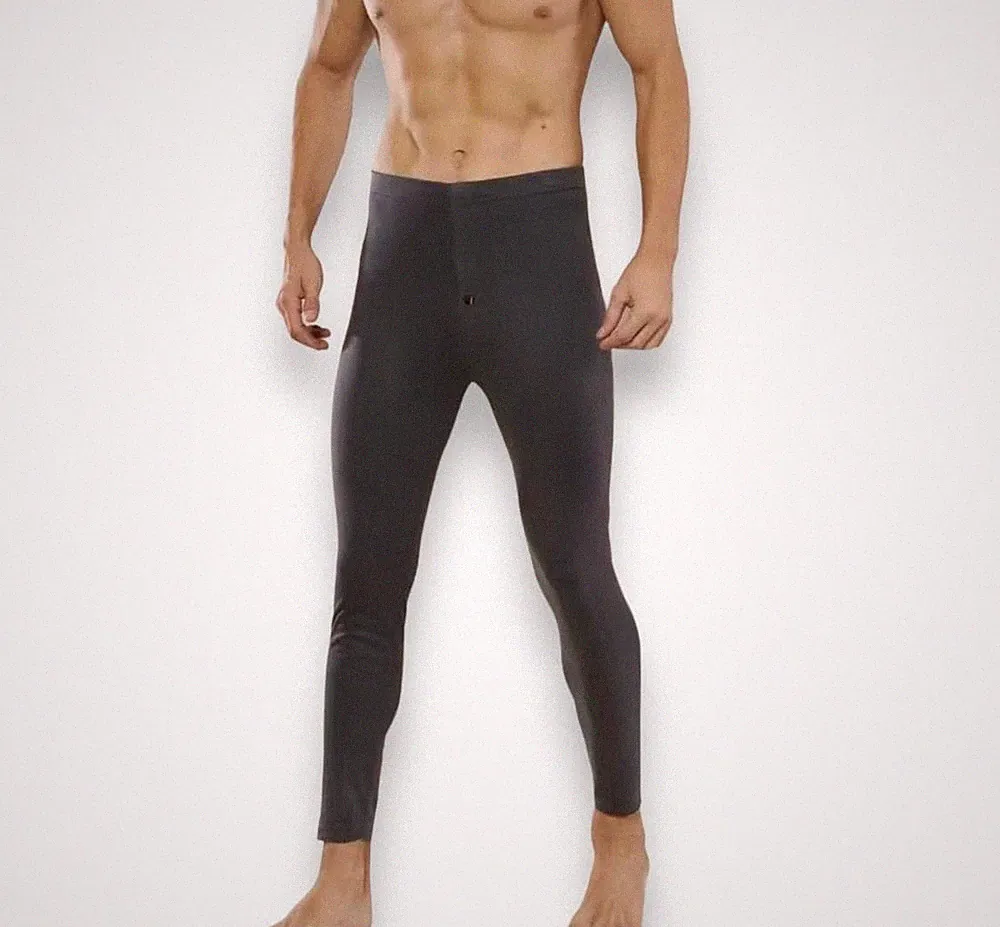 ThermoLeggings für Herren im Winter – ThermoStrumpfhose aus Plüsch und atmung...
