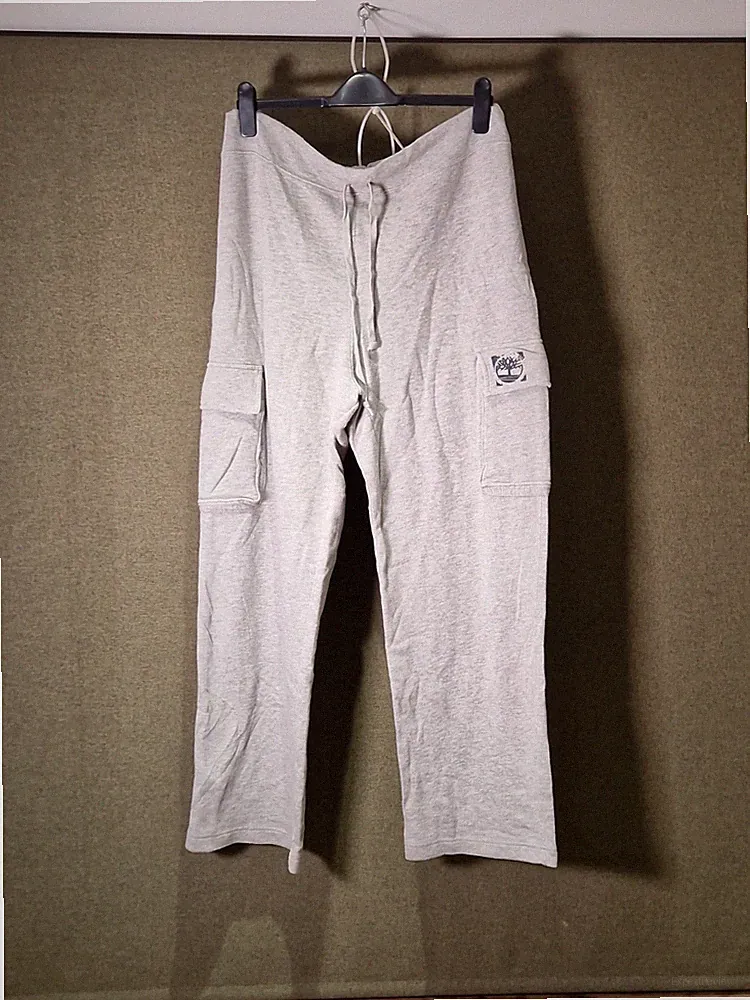 Timberland Jogginghose Cargo Joggers Grau Herren Medium Kordelzug #A497