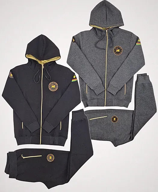 Time Is Money Herren Jogginganzug Set Hoodie & Jogger Urban Rasta Lion of Judah