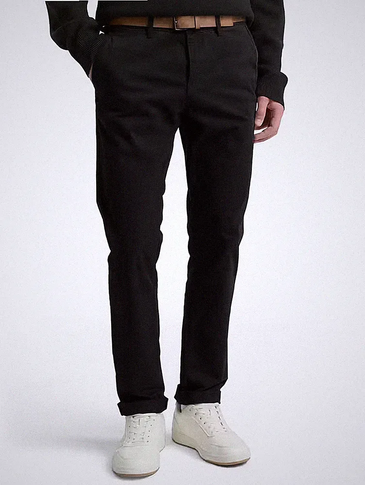 TOM TAILOR Denim Herren Slim Fit Chino Hose mit Gürtel 33W/30L - Neu !