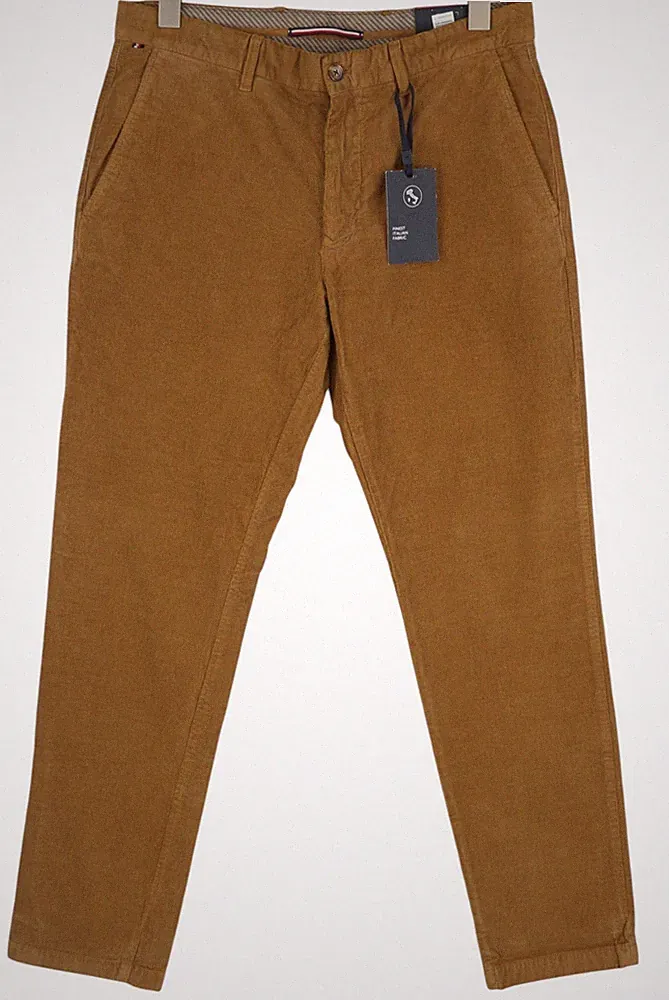 TOMMY HILFIGER Denton Chino Corduroy Herren Chinohose W33/L32 Gerade RRP139
