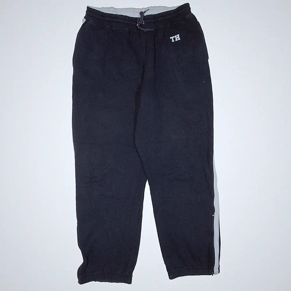 TOMMY HILFIGER Herren Jogginghose Blau Schmal zulaufend L W32 L30