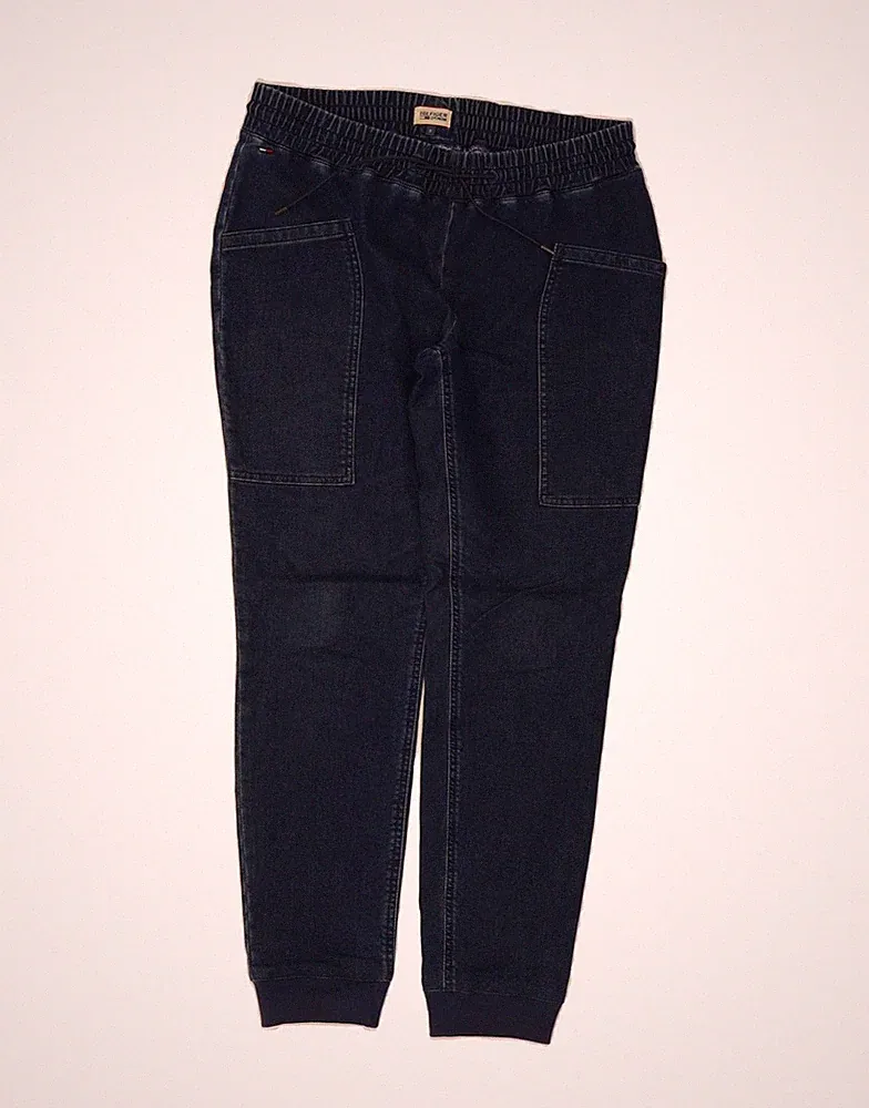 Tommy Hilfiger Herren Jogginghose Slim Jeans Small W29 L29 Navy Blau DF08