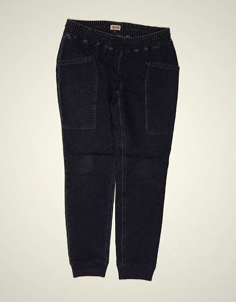 Tommy Hilfiger Herren Jogginghose Slim Jeans Small W29 L29 Navy Blau DF08