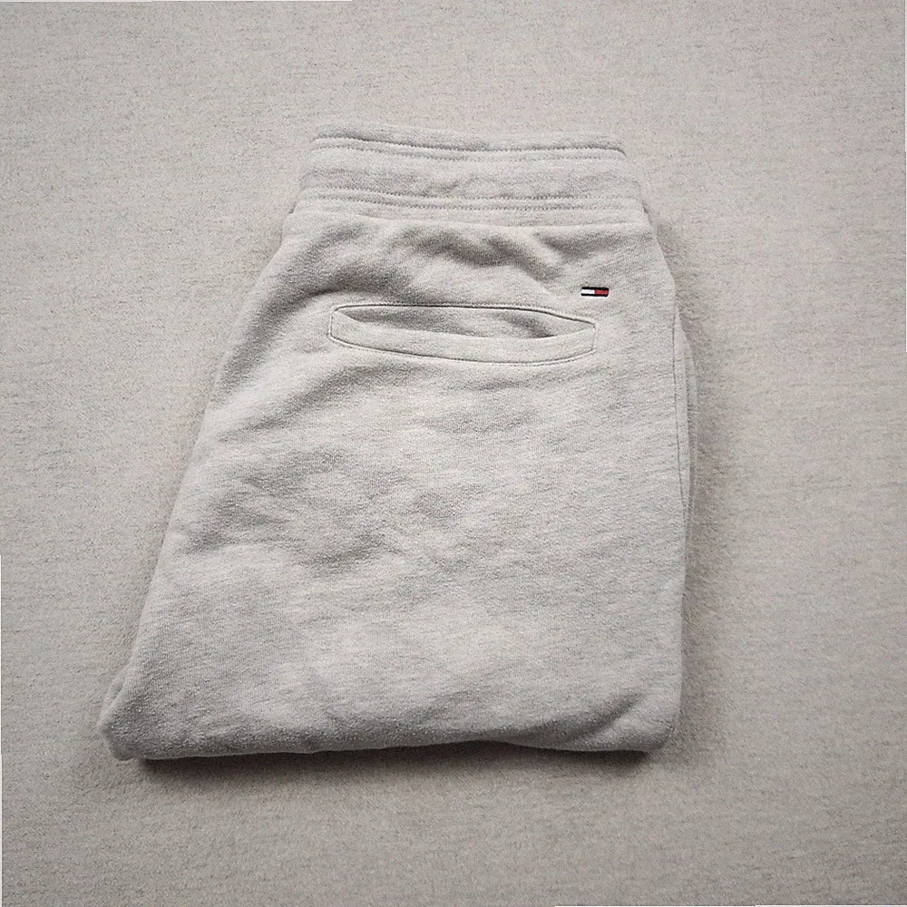Tommy Hilfiger Jeans Herren Jogging Hose Sweat Gr. S Grau NYC Baumwolle Sport