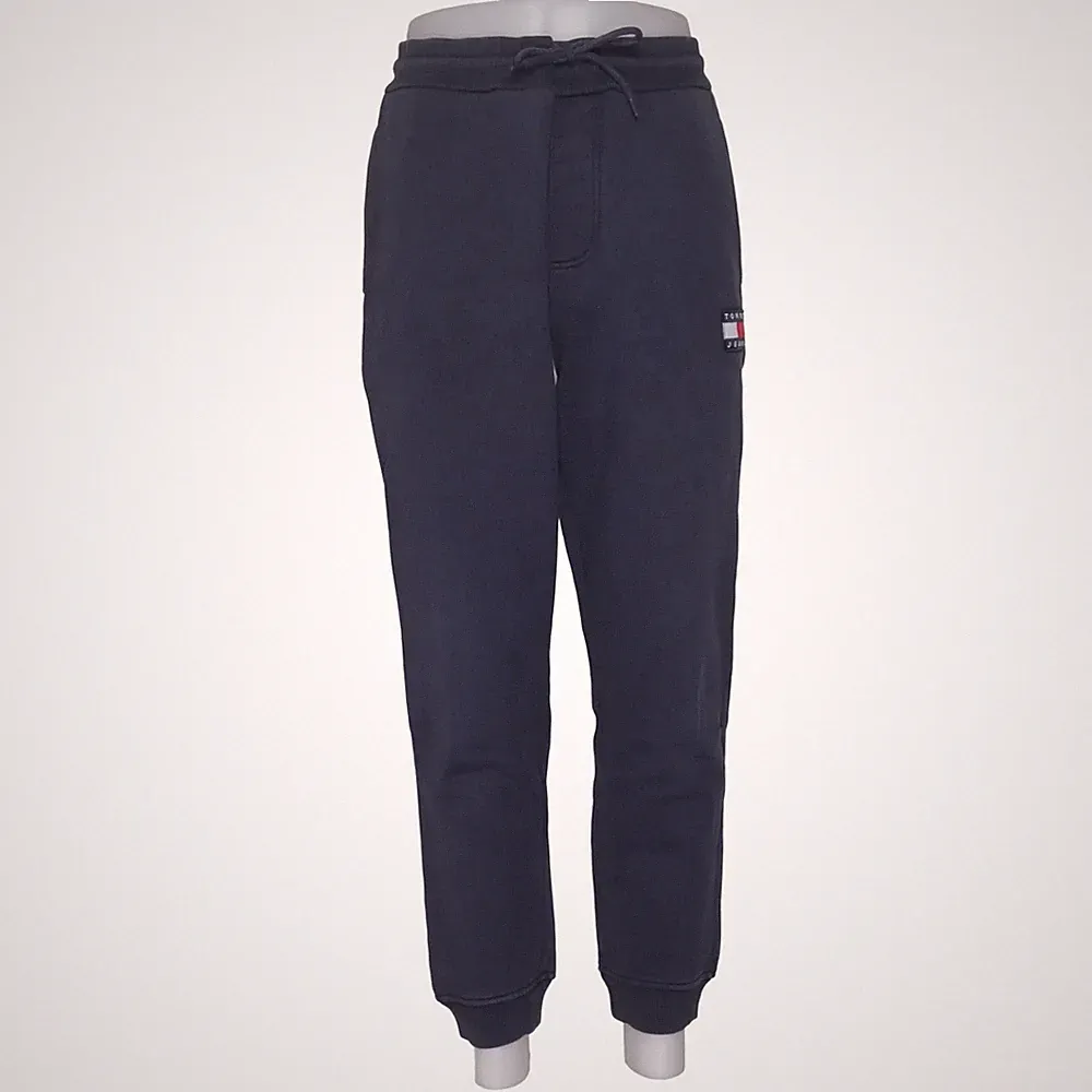 Tommy Hilfiger Jeans, Jogginghose, Größe: M, Blau, Baumwolle, Einfarbig #BEx