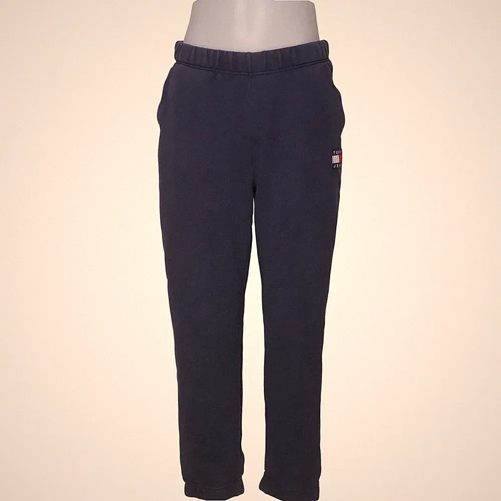 Tommy Hilfiger Jeans, Jogginghose, Größe: M, Blau, Baumwolle, Einfarbig #WAd