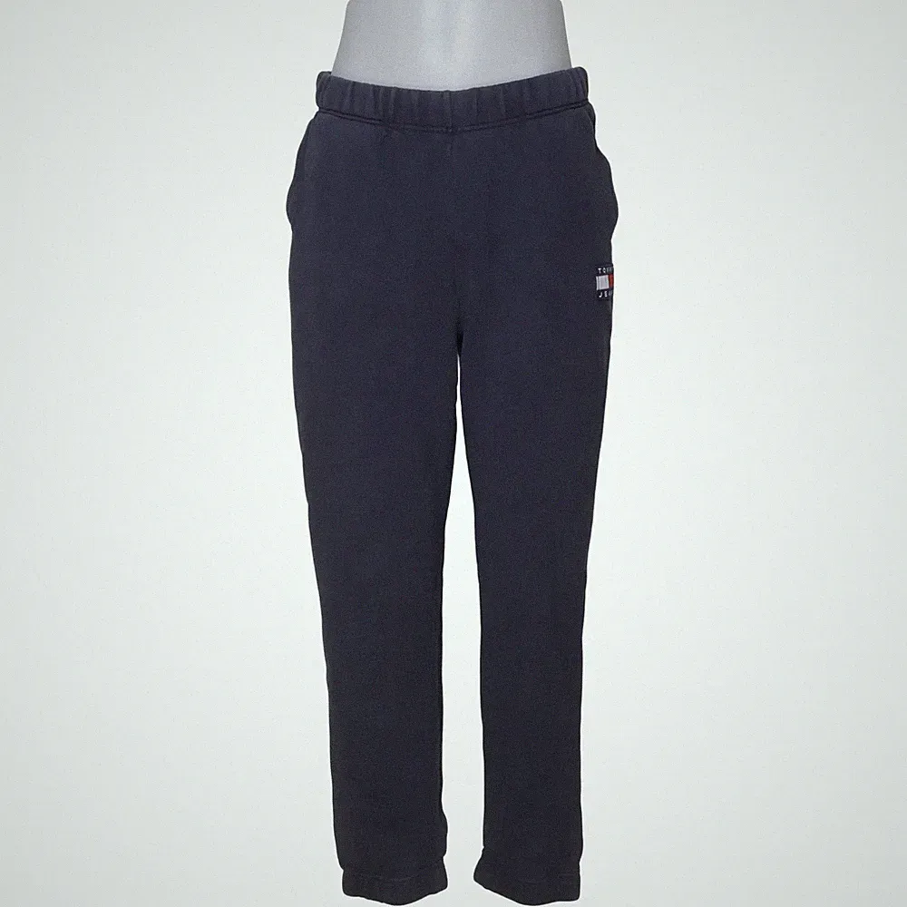 Tommy Hilfiger Jeans, Jogginghose, Größe: M, Blau, Baumwolle, Einfarbig #WAd
