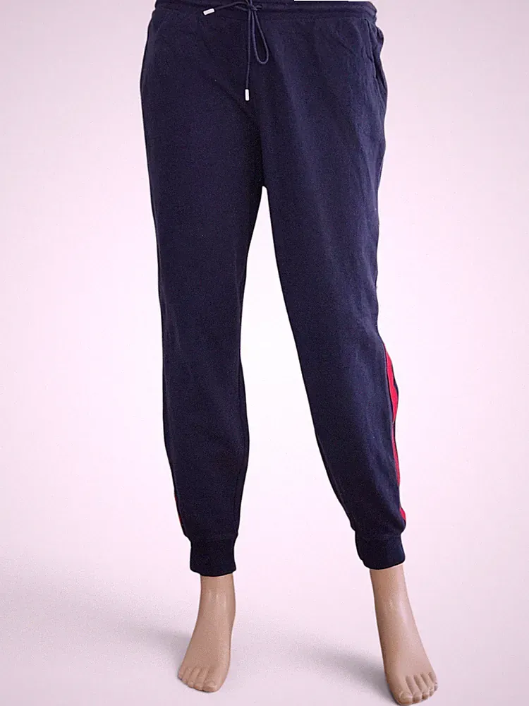 Tommy Hilfiger Jogger Jogginghose Trainingshose Damen L dunkelblau