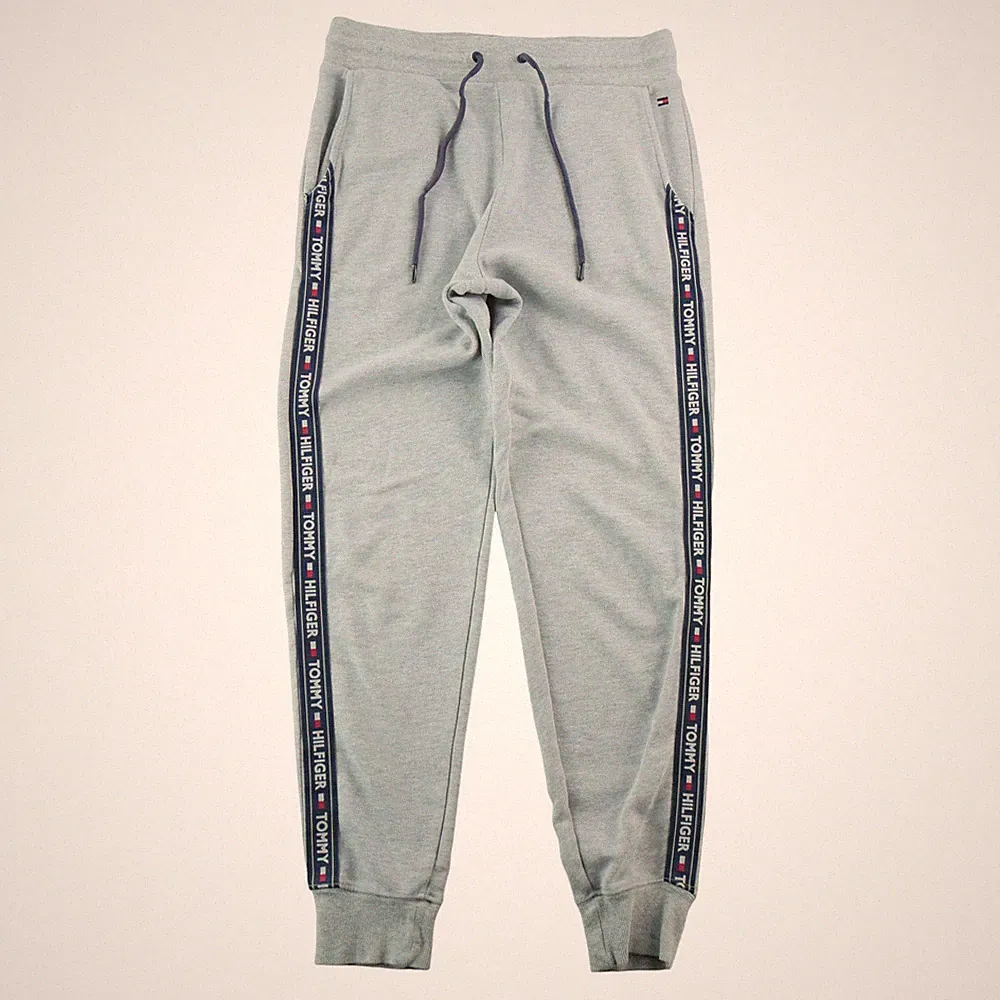 Tommy Hilfiger Jogging Track Pant HWK Logo Side Tape Herren Größe S #QWE7712