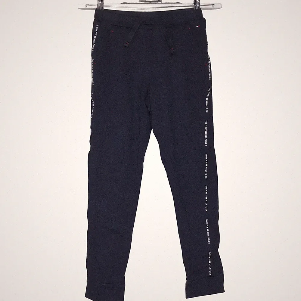 Tommy Hilfiger, Jogginghose, Größe: 128/140, Blau, Baumwolle, Print #2KT