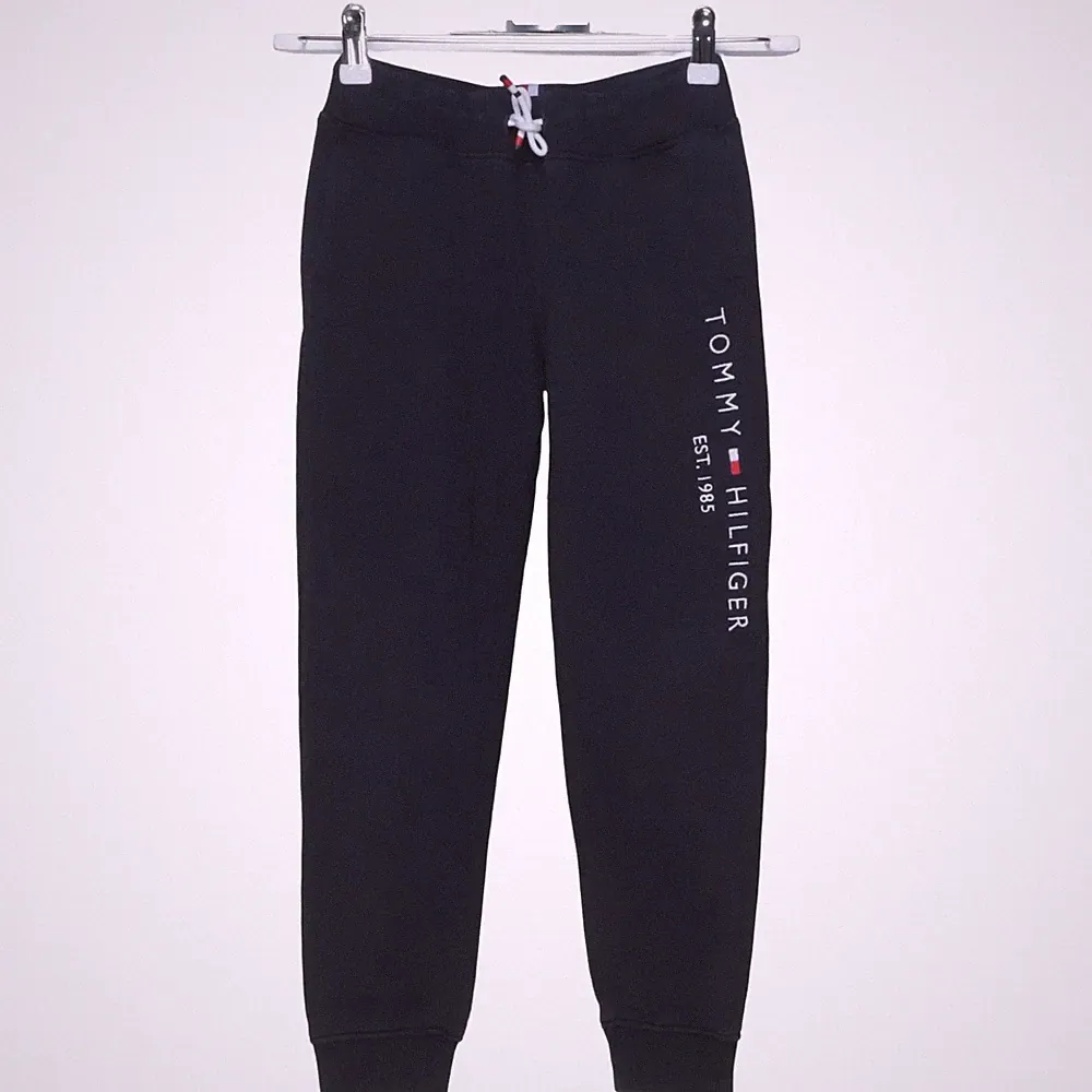 Tommy Hilfiger, Jogginghose, Größe: 140, Schwarz, Einfarbig, Sweat, Jungen #7U0