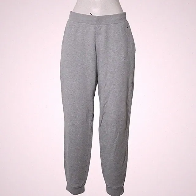 Tommy Hilfiger, Jogginghose, Größe: L, Grau, Baumwolle, Einfarbig, Sweat #f1S