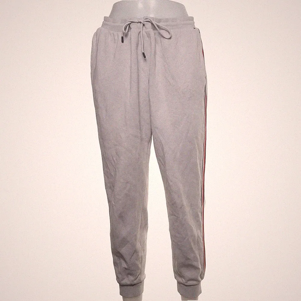 Tommy Hilfiger, Jogginghose, Größe: M, Grau/Rot/Blau #MzR