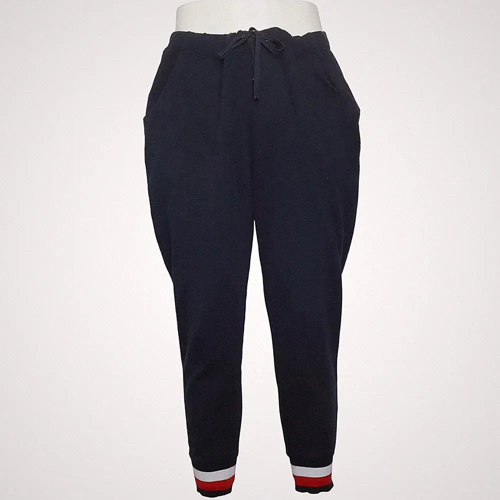 Tommy Hilfiger, Jogginghose, Größe: XXL, Blau/Weiß/Rot, Baumwolle/Polyester #IAY