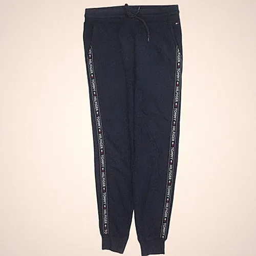 Tommy Hilfiger Jogginghose Herren Blau S Regular Fit Logo Tape
