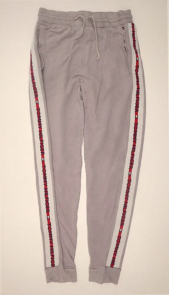 Tommy Hilfiger Jogginghose Herren UK Größe S Regular Fit Grau