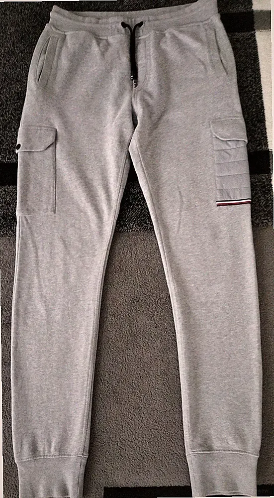 Tommy Hilfiger Jogginghose Sweatpants Grau Herren Gr. S