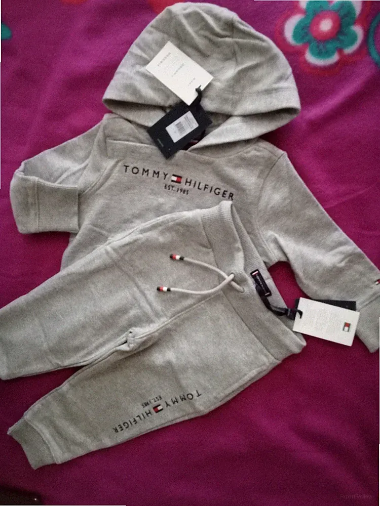 Tommy Hilfiger Kinder Baby Hoodie+ Hose Set gr 80 Kapuzenpullover Jogginganzug