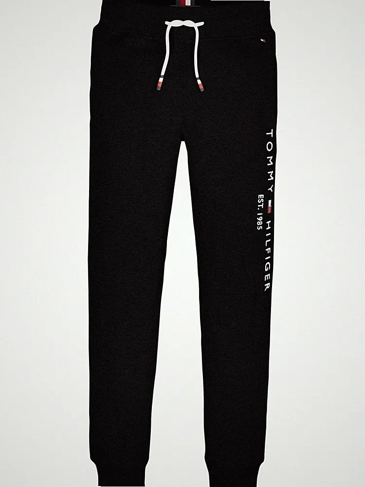 Tommy Hilfiger Kinder Essential Sweatpants Hose Schwarz