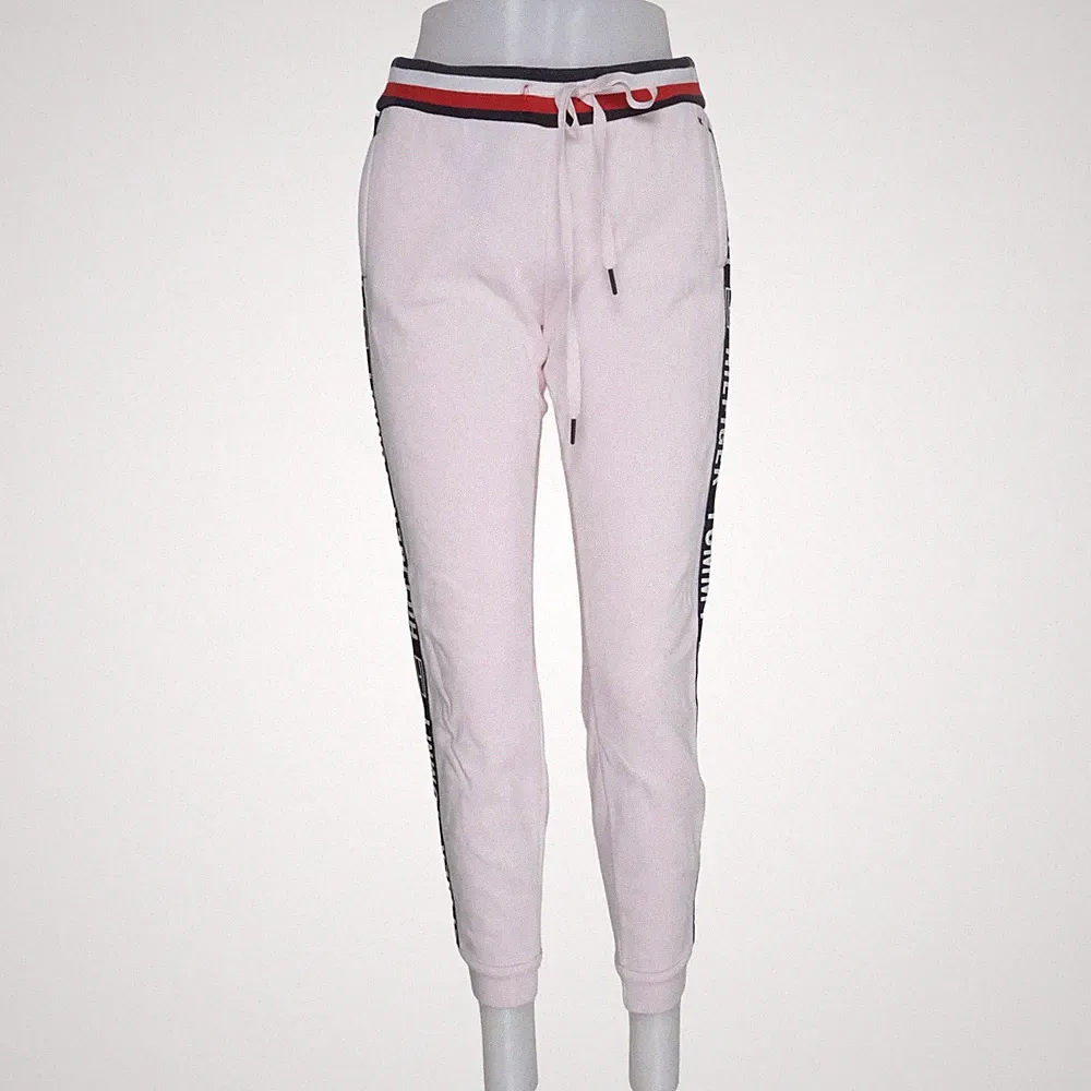 Tommy Hilfiger Sport, Jogginghose, Größe: XS, Pink/Schwarz/Weiß #XKr
