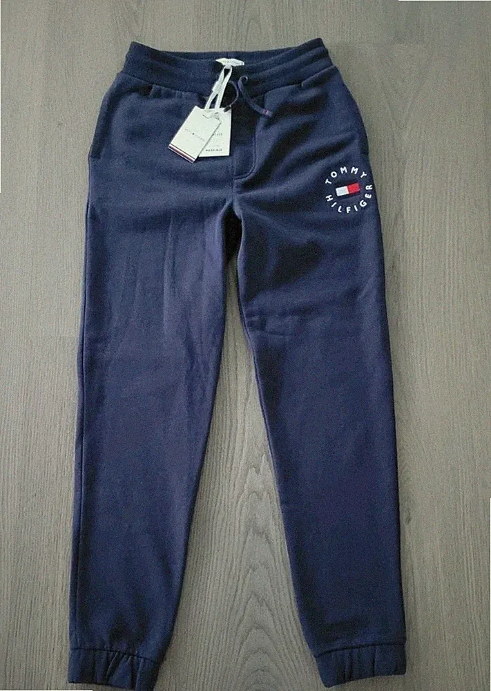 Tommy Hilfiger Sweathose Jogginghose Gr. 152 Dunkelblau NEU