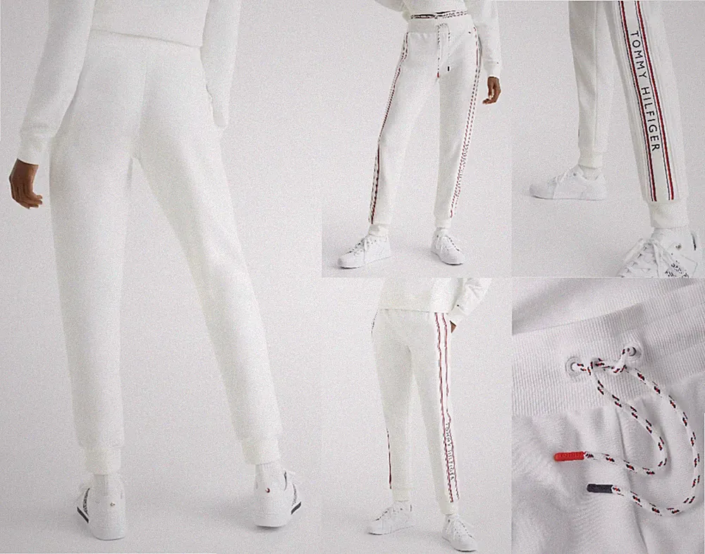 TOMMY HILFIGER Sweatpants Tape Track-Pants Jogginghose Hose Joggingpants New M