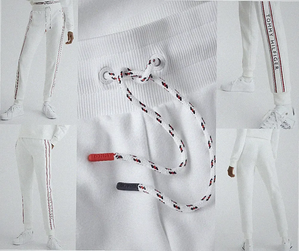 TOMMY HILFIGER Sweatpants Tape Track-Pants Jogginghose Hose Joggingpants New S