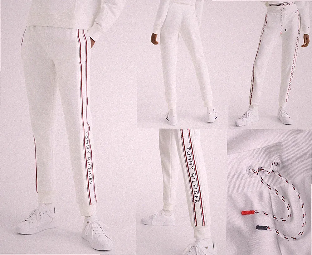 TOMMY HILFIGER Sweatpants Tape Track-Pants Jogginghose Hose Joggingpants New XS