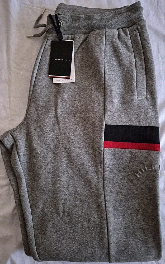 Tommy Hilfiger Trainingshose Jogginghose Sporthose XL grau Neu mit Etikett
