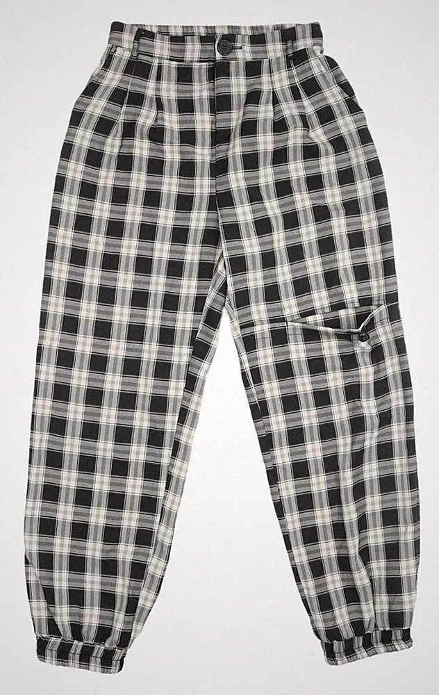 Topfeeling karierte Damen Jogginghose - S, mehrfarbig