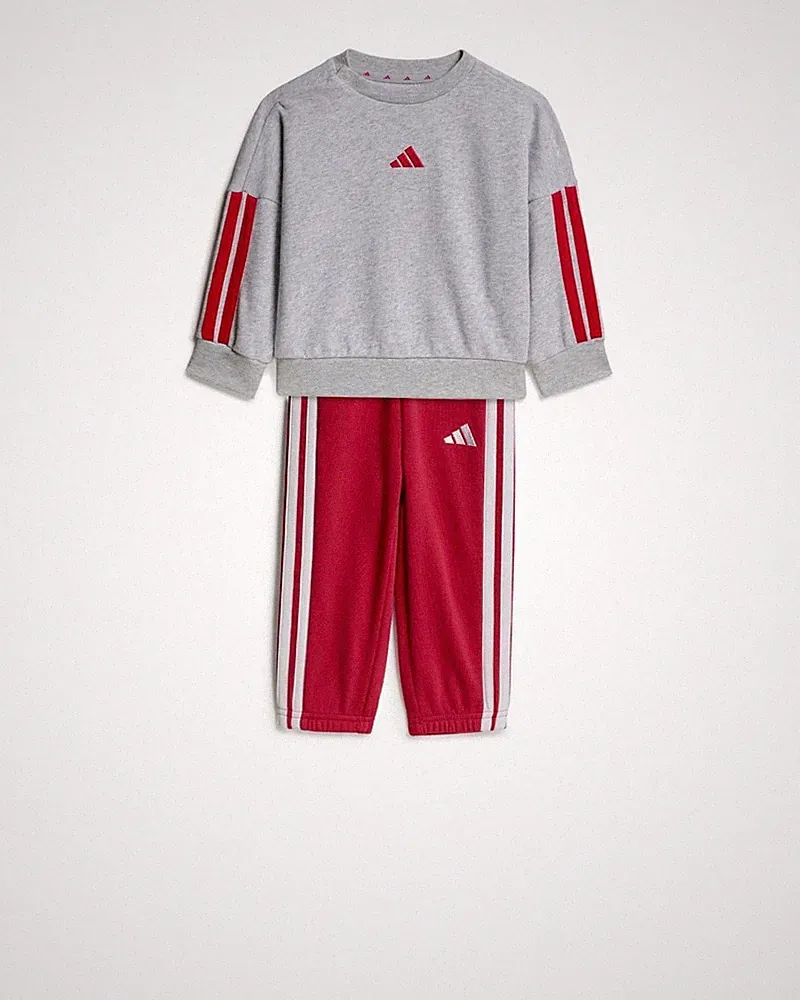 Trainingsanzug-Set mit Jogginghose Babys Kinder Youth unisex Adidas Grau Rot