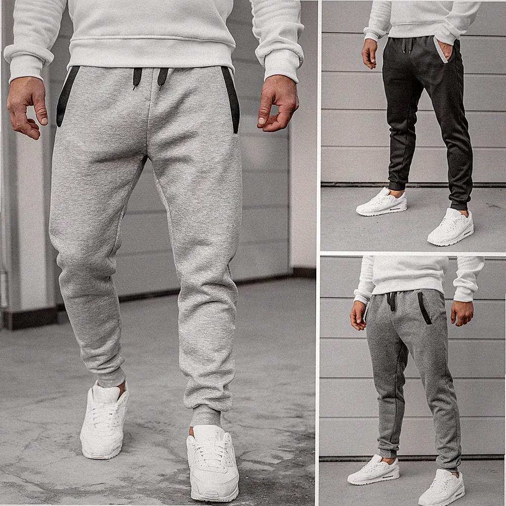 Trainingshose Hose Sporthose Jogger Slim Fit Basic Classic Herren BOLF Fitness