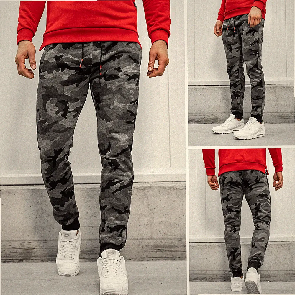 Trainingshose Laufhose Sporthose Jogger Motiv Classic Fitness Herren BOLF Camo