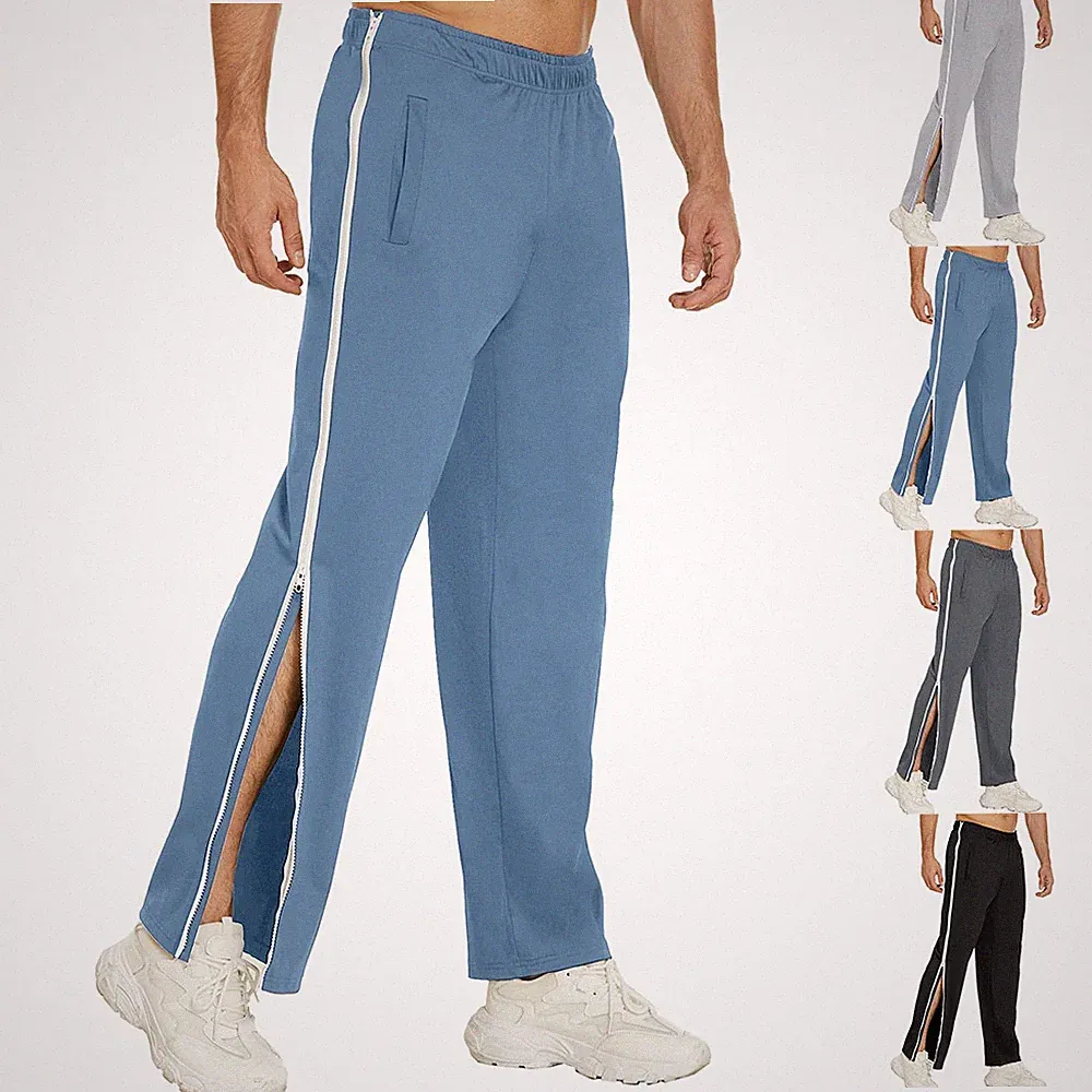 Trainingshose Reha Hose mit RV lang Zipp Fitness Sport Ambulanz Kur Ortho Herren